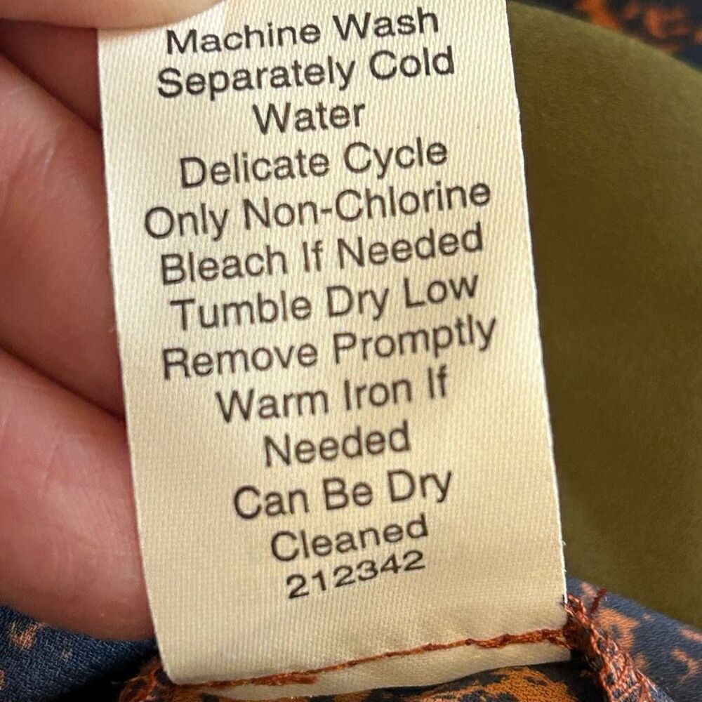 Cabi Women’s Python Print Border Wrap Blouse Size… - image 6